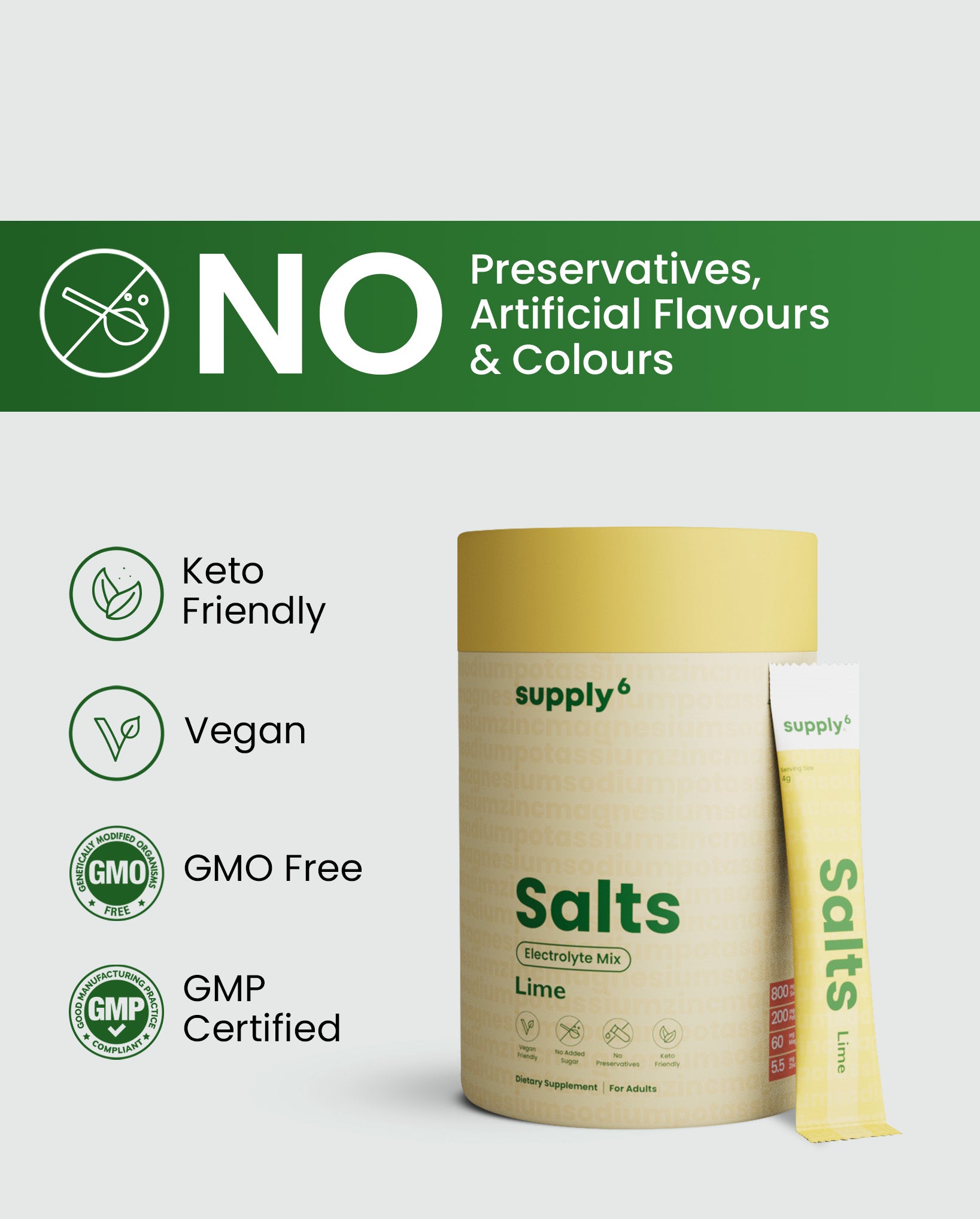 Supply6 Salts - Lime