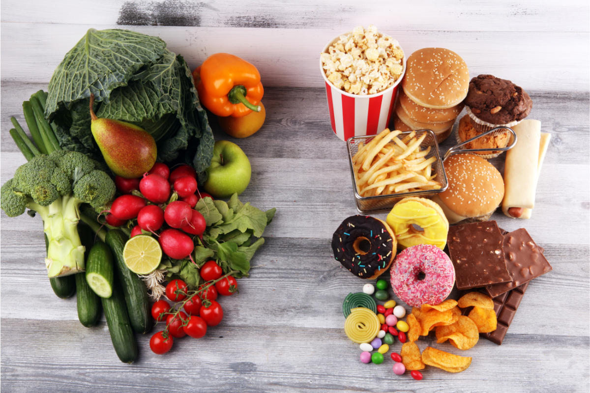 Healthy Food vs Junk Food: Comparing Differences and Advantages