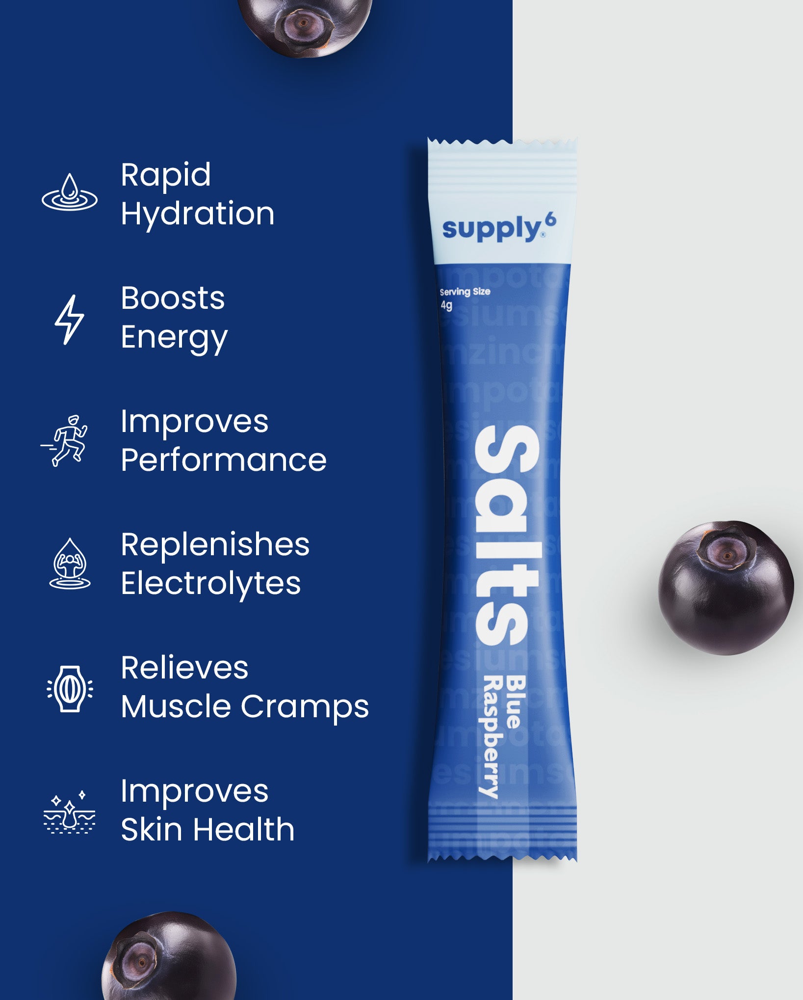 Supply6 Salts - Blue Raspberry